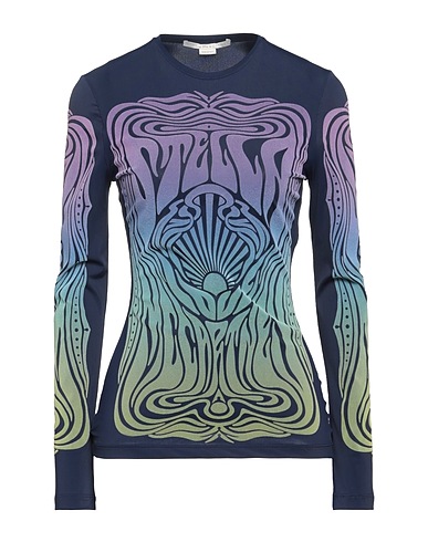 STELLA McCARTNEY T-shirt Blue 73% Polyamide, 27% Elastane