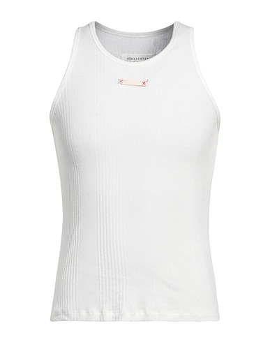 MAISON MARGIELA Tank top Off white 100% Cotton