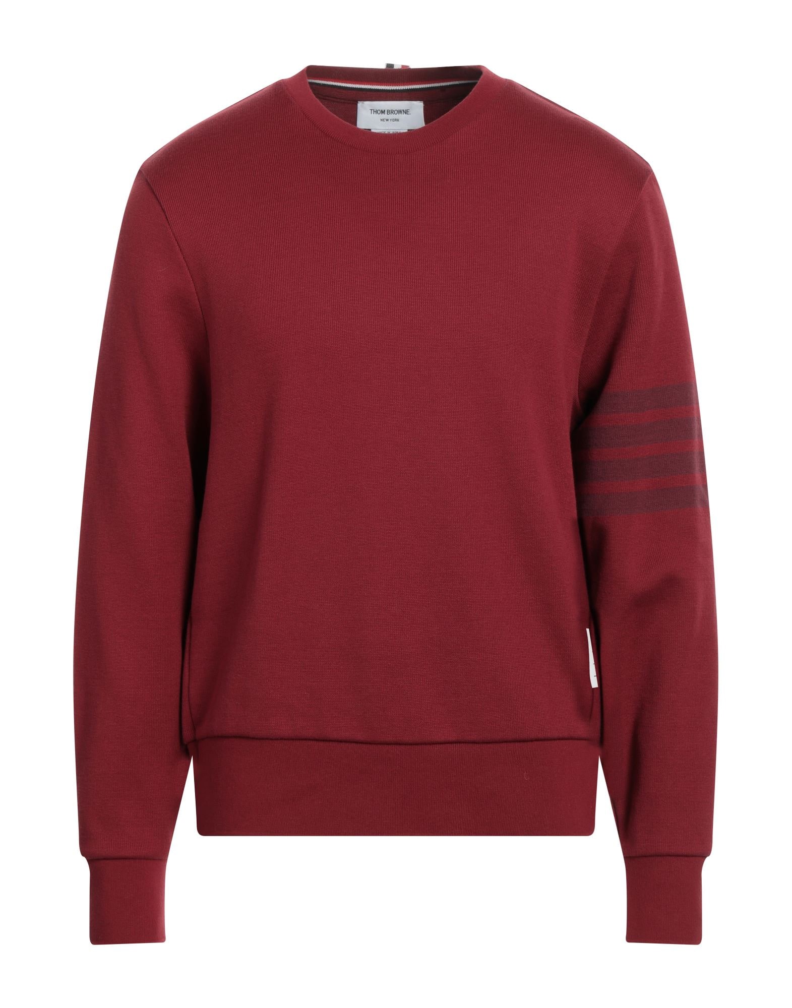 VIP【関税送料無料】希少 THOM BROWNE ウェア SWEATSHIRT Thom-Browne-Burgundy-White-