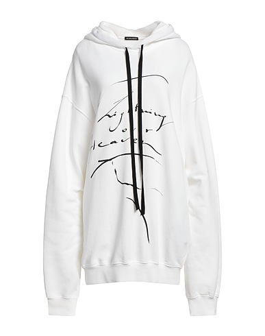 ANN DEMEULEMEESTER スウェット ホワイト コットン 100%