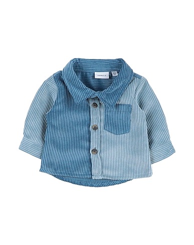 NAME IT® Patterned shirt Slate blue 100% Polyester