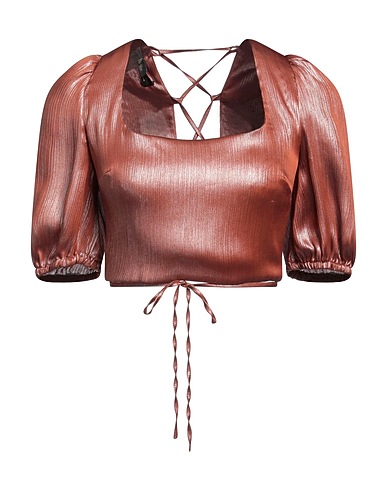 HANITA Top Dark brown 100% Polyester