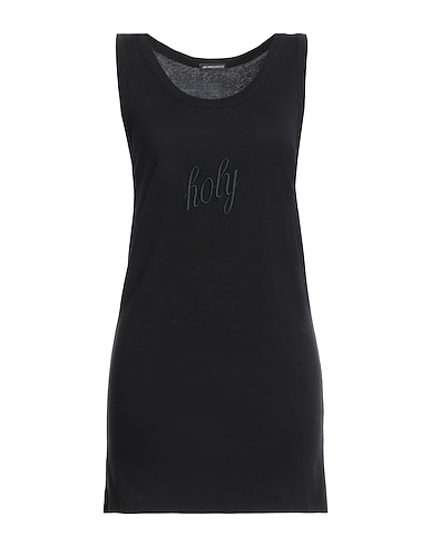 ANN DEMEULEMEESTER Vest Black 100% Cotton, Polyester