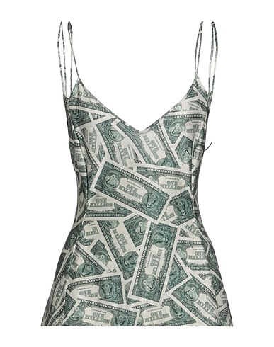 VETEMENTS Top Ivory 90% Viscose, 10% Elastane