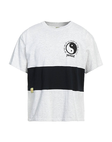NOMAD T-shirt Gris clair 100% Coton