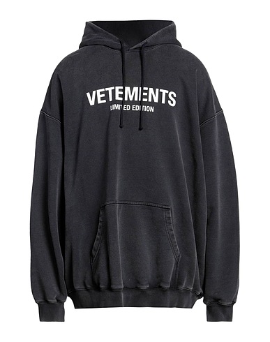 VETEMENTS Hooded sweatshirt Lead 80% Cotton, 20% Polyester