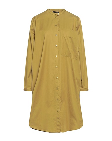 BRIAN DALES Shirt dress Sage green 100% Cotton