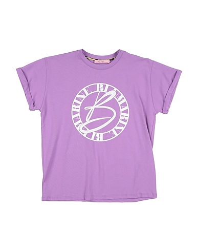 MISS BLUMARINE T-shirt Viola 95% Cotone, 5% Elastan