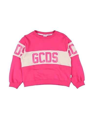 GCDS MINI Sweatshirt Fuchsia 100% Cotton, Elastane