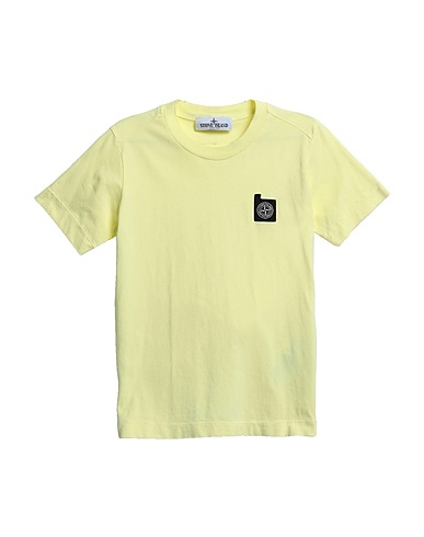 STONE ISLAND JUNIOR Ｔシャツ イエロー コットン 100%