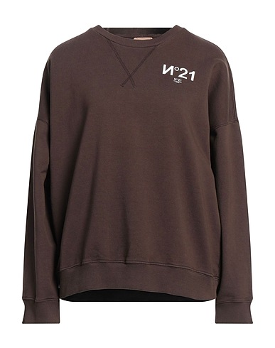N°21 Sweatshirt Chocolate brown 100% Cotton