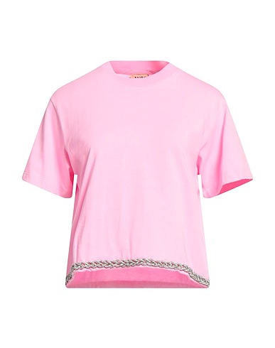 N°21 T-shirt Rosa 100% Cotone, Vetro, Silicone