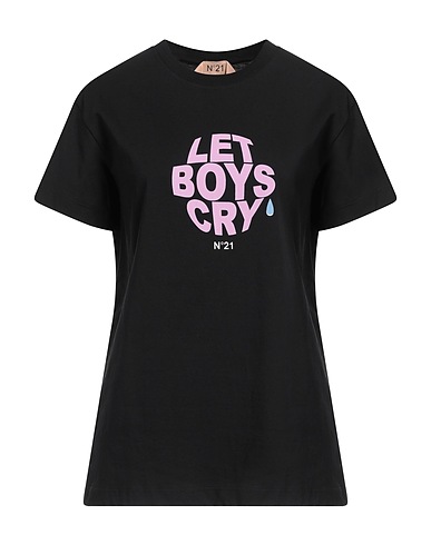 N°21 T-shirt Black 100% Cotton