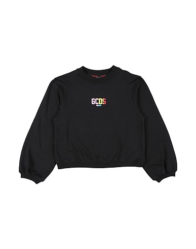 GCDS MINI Sweatshirt Black 95% Cotton, 5% Elastane