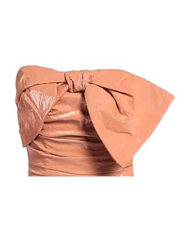 ELISABETTA FRANCHI Top Apricot 69% Viscose, 14% Polyester, 11% Cotton, 6% Metallic fiber
