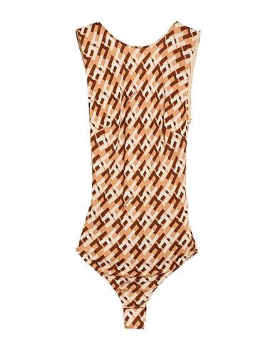ELISABETTA FRANCHI TOPWEAR Camel 100% Viscose