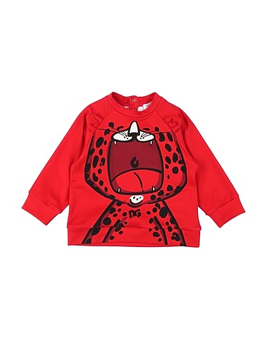 DOLCE&GABBANA Sweatshirt Red 100% Cotton, Polyester