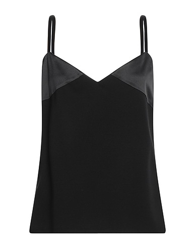 MAX MARA Top Nero 98% Lana Vergine, 2% Elastan, Seta