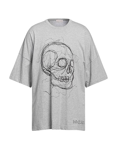 MCQUEEN T-shirt Light grey 100% Cotton