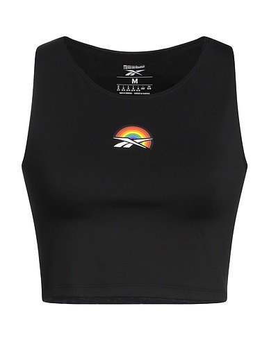 REEBOK Top Black 85% Recycled polyester, 15% Elastane