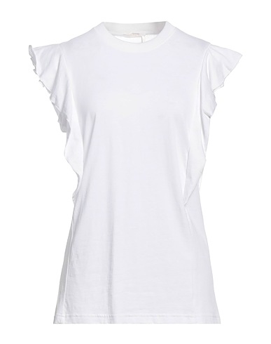 CHLOÉ T-shirt White 97% Cotton, 3% Elastane