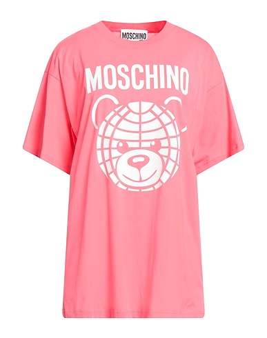 MOSCHINO T-shirt Ροζ 100% Οργανικό βαμβάκι