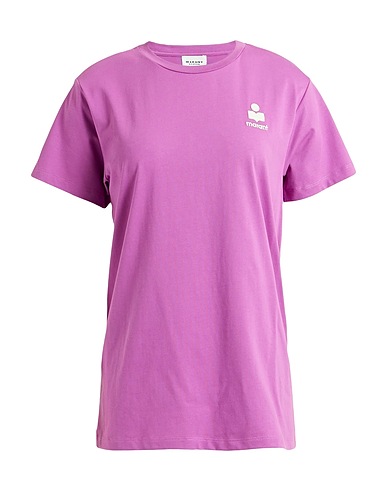 MARANT ÉTOILE Basic T-shirt Mauve 100% Cotton