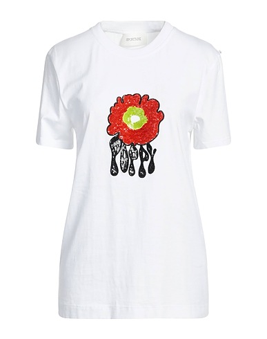 SPORTMAX T-Shirt Weiß 100% Baumwolle
