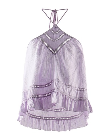 MARANT ÉTOILE Top Lilac 60% Cotton, 36% Linen, 4% Viscose