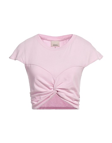 ISABEL MARANT Crop top Light pink 100% Cotton