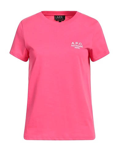 A.P.C. T-shirt Fucsia 100% Cotone