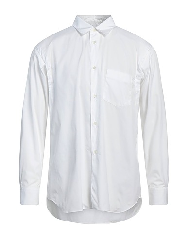 COMME des GARÇONS SHIRT Solid colour shirt White 100% Cotton