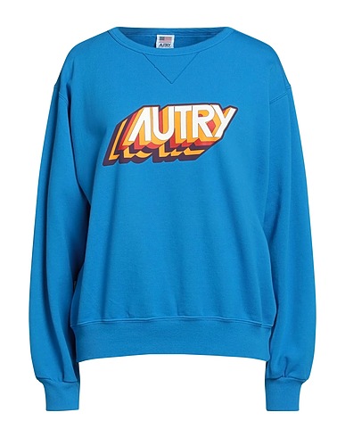 AUTRY Sweatshirt Azurblau 100% Baumwolle