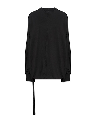 DRKSHDW by RICK OWENS Felpa Nero 100% Cotone