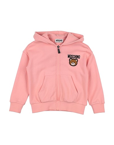 MOSCHINO KID Felpa Rosa 100% Cotone