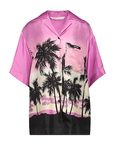 PALM ANGELS Shirts 100% Silk, Polyester