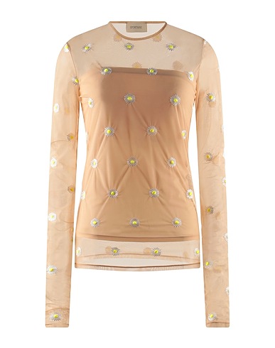 SPORTMAX Top Beige 85% Polyamide, 15% Elastane, Polyester