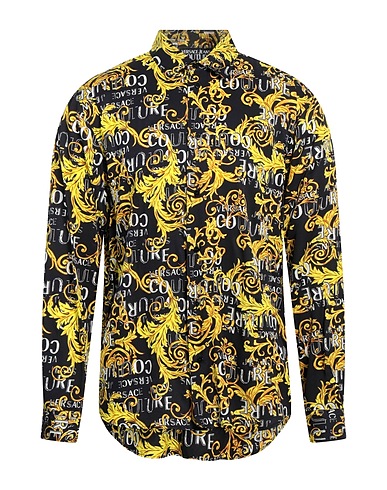 VERSACE JEANS COUTURE Camicia fantasia Nero 100% Viscosa