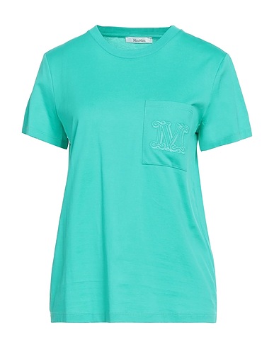 MAX MARA T-shirt Emerald green 100% Cotton