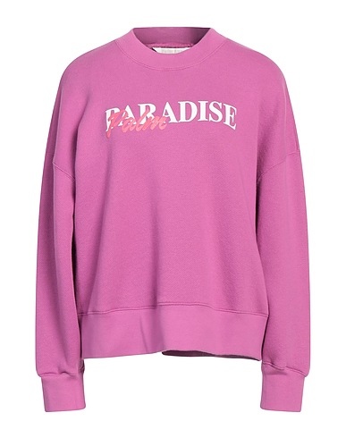 PALM ANGELS Felpa Malva 100% Cotone, Elastan, Poliestere, Cotone organico