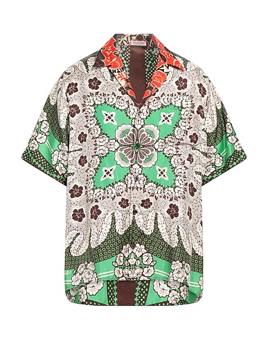 VALENTINO GARAVANI Patterned shirt Ivory 100% Silk