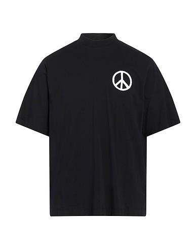 MARCELO BURLON T-shirt Black 100% Cotton, Elastane