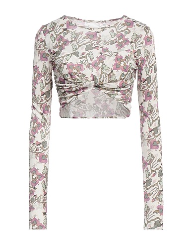 ISABEL MARANT Top Bianco 80% Viscosa, 20% Seta