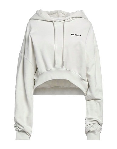 OFF-WHITE™ Hooded sweatshirt White 100% Cotton, Elastane