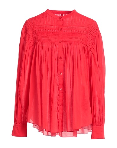 MARANT ÉTOILE Camicie e bluse tinta unita Rosso 100% Cotone