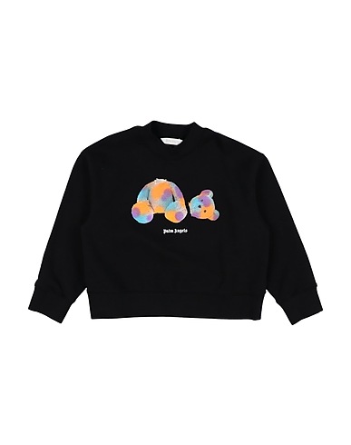 PALM ANGELS Sweatshirt Black 100% Cotton, Elastane