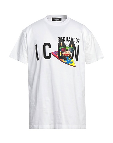 DSQUARED2 T-shirt BIANCO 100% Cotton