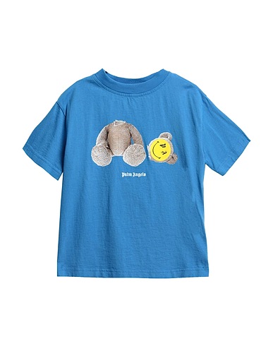 PALM ANGELS T-shirt Azure 100% Cotton