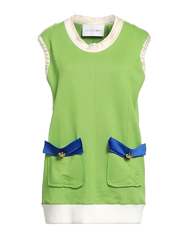 AZ FACTORY Felpa Verde chiaro 50% Cotone organico, 50% SeaCell™, Elastan