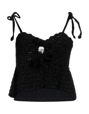 GANNI トップス ブラック レディース 14,664円